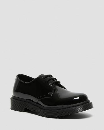 Dr Martens 1461 Mono Lak Leren Oxford Schoenen Dames Zwart | NL 435ZUT